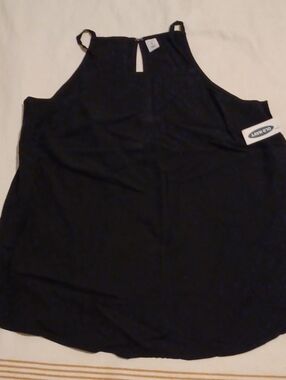 Old Navy Black Halter Camisole Tank Top Size S